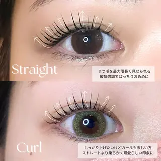 マツエク・マツパ MIZUKI .のマツエク・マツパデザイン