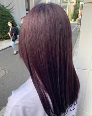 ロング カラー 渋谷うる艶カラー 🦊あらし🦊のヘアスタイル