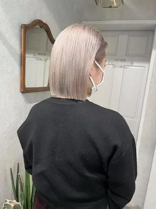 ショート カラー ヘアセット🎀パーマ Tsubasaのヘアスタイル