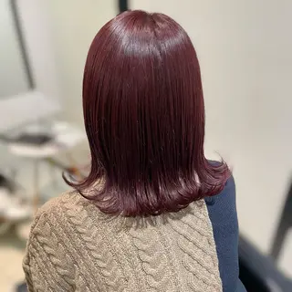 ミディアム カラー ブリーチなしカラー kana🐱のヘアスタイル