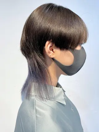 ミディアム カラー サワタ ミサのヘアスタイル