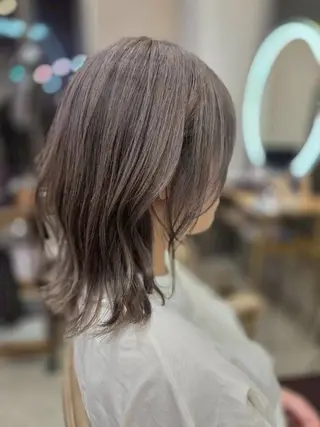 ミディアム カラー 三上 友太郎のヘアスタイル