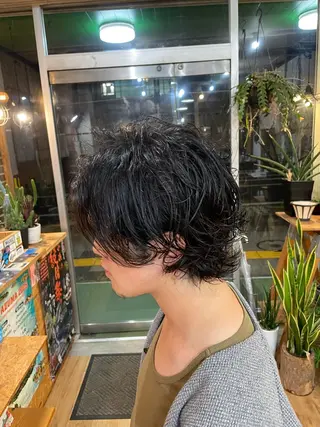 パーマ メンズ Nana 🫧のヘアスタイル