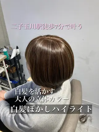 ショート 🫧ゆうき🪽 髪質改善/ハイライトのヘアスタイル