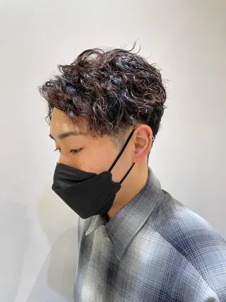 パーマ メンズ ARMONY秋山輝也 コテ巻き風パーマ特化のヘアスタイル