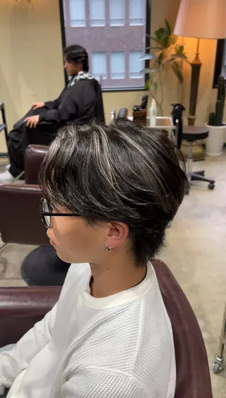 カラー メンズ アユム副店長褒められ 艶髪プロデュース✨のヘアスタイル