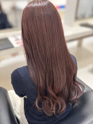 ロング カラー 山田 ひかりのヘアスタイル