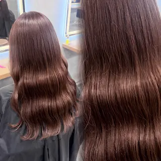 カラー 札幌韓国風艶カラー 🎀𝐒𝐀𝐇𝐎のヘアスタイル