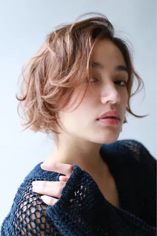 ショート カラー ヒラカホ/目黒/ ブリーチ/似合わせのヘアスタイル