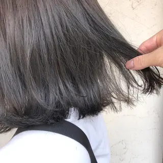 ミディアム カラー 艶髪育成サロン 京橋 shinのヘアスタイル
