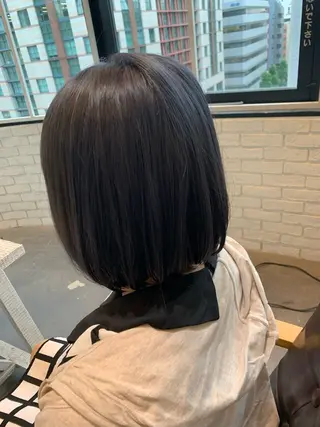ミディアム カラー 塚本 昂のヘアスタイル