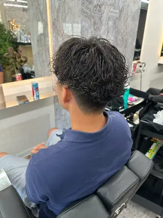 パーマ メンズ メッシュパーマ支持率 ◎大宮/隼也のヘアスタイル