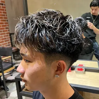 ショート パーマ メンズ 梅田/メンズ専門 /加地光尊のヘアスタイル