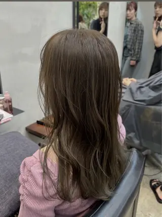 ロング カラー 川口開世 メンズ・レイヤーのヘアスタイル
