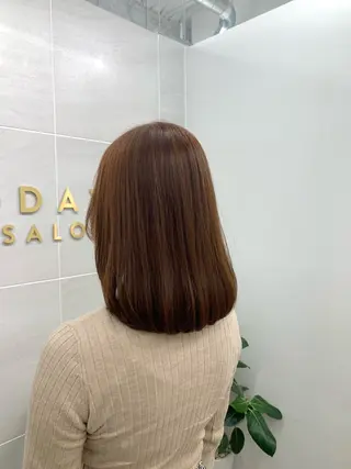 ミディアム カラー 本格ヘッドスパ🌿 ×ヘア 佐藤のヘアスタイル