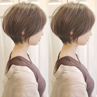 ショート カラー ♥️似合わせボブ/ 縮毛矯正/大和田拓夢のヘアスタイル