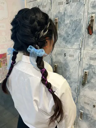 ロング ヘアアレンジ 髪質改善/縮毛矯正 ツヤ髪🩷さつきのヘアスタイル