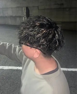 ミディアム クボタ マコトのヘアスタイル