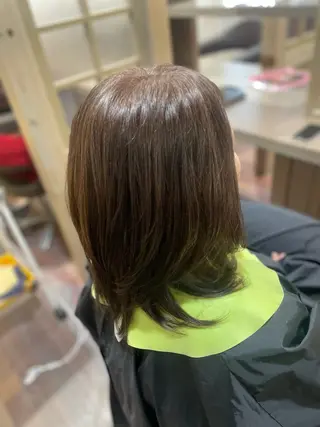 セミロング 大塚 夕貴のヘアスタイル