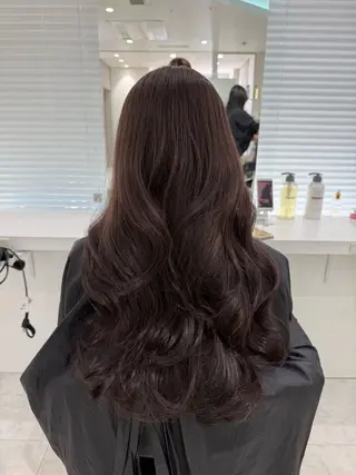 ミディアム カラー ♡上品韓国髪♡ブラ ウン/SAYATOのヘアスタイル