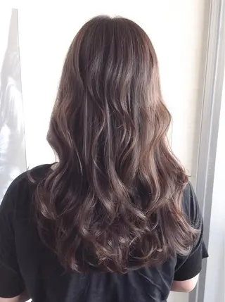 ロング カラー 髪質改善縮毛矯正 美容師✂️山崎竜二のヘアスタイル