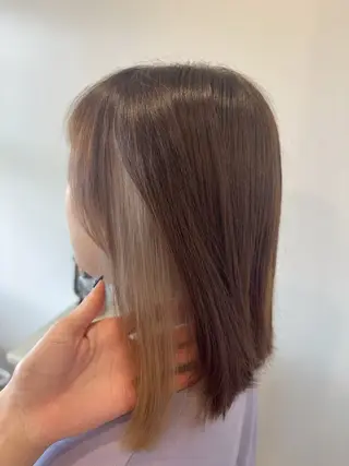 ミディアム 佐藤 亜加梨のヘアスタイル