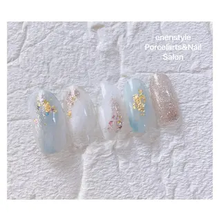 ミディアム ネイル 🐾enen style 🐾のネイルデザイン