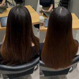 セミロング 髪質改善ヘアケア 艶髪特化/上田のヘアスタイル