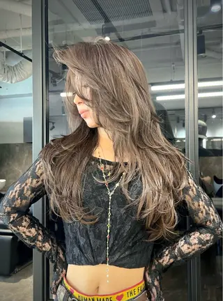 ロング カラー 💖梅田レイヤー💖 副店長Tsubasaのヘアスタイル