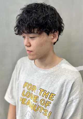 パーマ メンズ 川北 恭輝のヘアスタイル