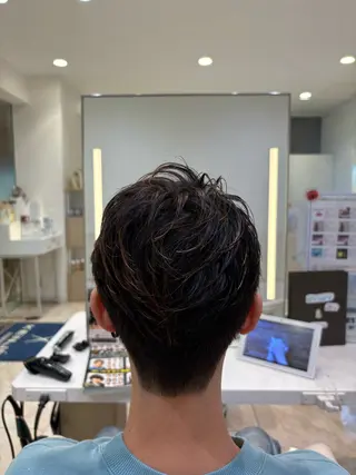 パーマ メンズ メンズパーマ 柏木結太のヘアスタイル