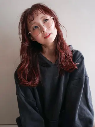 ロング カラー 花井 啓好のヘアスタイル