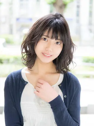 ミディアム 永野 良一のヘアスタイル