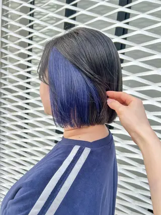 ショート カラー ヘアアレンジ yuka .のヘアスタイル