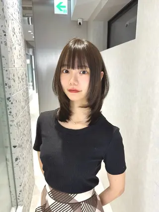 ミディアム カラー 矢野 晃平のヘアスタイル