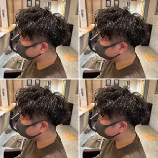 パーマ メンズ メンズパーマ特化 望月謙二郎のヘアスタイル