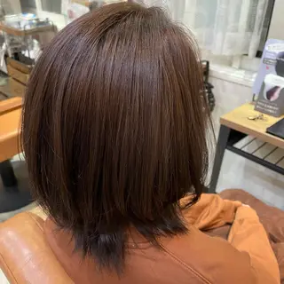 ミディアム カラー 北川 智海のヘアスタイル