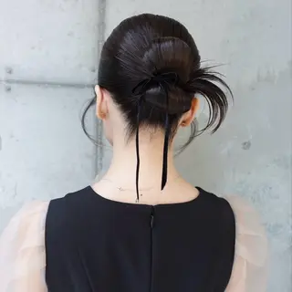 ミディアム ヘアアレンジ 🌐サトウ リョウ🌐のヘアスタイル