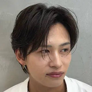 ショート パーマ メンズ メンズパーマ特化 【八王子】鈴木 惟人のヘアスタイル