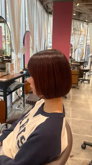 ミディアム labless MOEのヘアスタイル