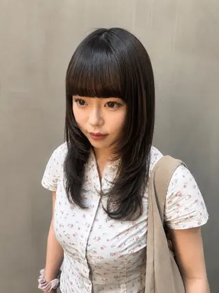 ロング カラー ︎︎カイ ミズキ 🎀のヘアスタイル