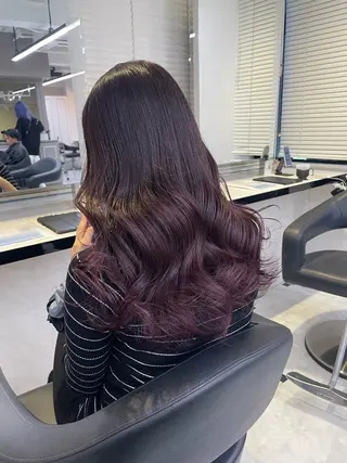 ロング カラー ヘアアレンジ ピンク・ベージュ🩰 カラー🫧とらのヘアスタイル