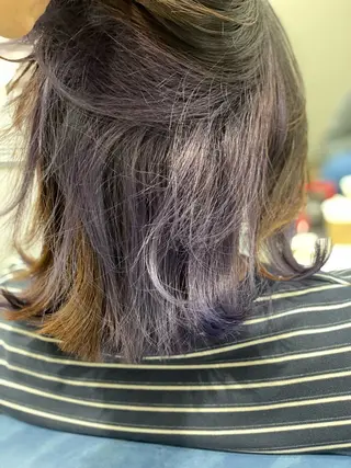 セミロング カラー Snaly カラー特化ページのヘアスタイル