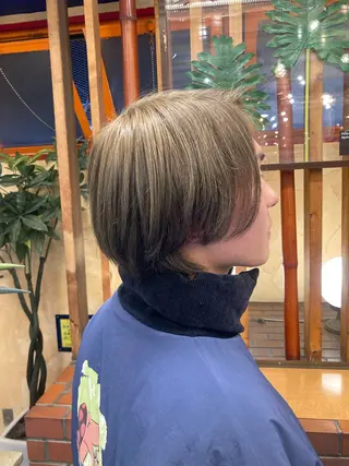 カラー メンズ たかなみ りなのヘアスタイル
