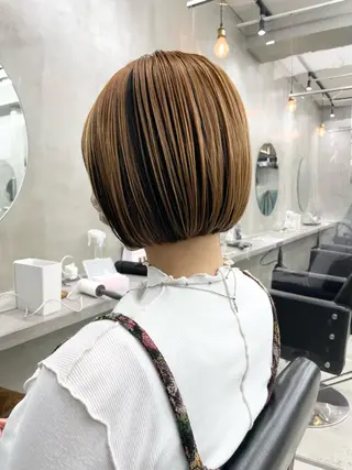 ショート カラー 華 /ショート/ボブのヘアスタイル