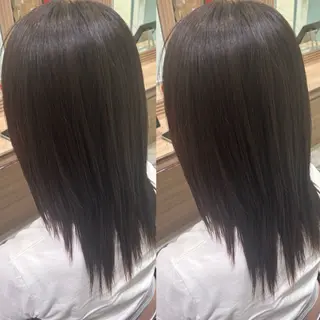 セミロング ☁🫧縮毛矯正 /沖春奈🪽🫧のヘアスタイル