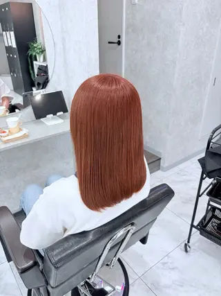 ミディアム 🦋ハイトーン🦋 石山 希理🦋のヘアスタイル