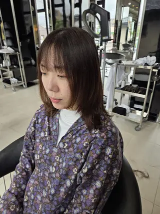 ミディアム 宮西 龍心のヘアスタイル