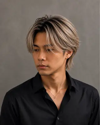 ミディアム カラー メンズ メンズカラー支持率 No.1【心斎橋】のヘアスタイル