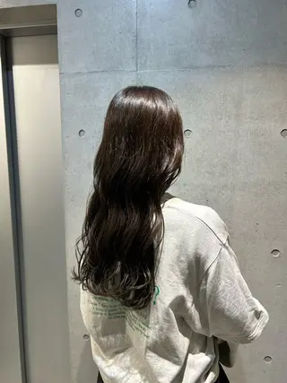 セミロング カラー ヘアアレンジ ボブ艶モテカラー🫧 カリンのヘアスタイル